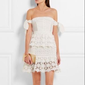 Self-Portrait White Lace Dress